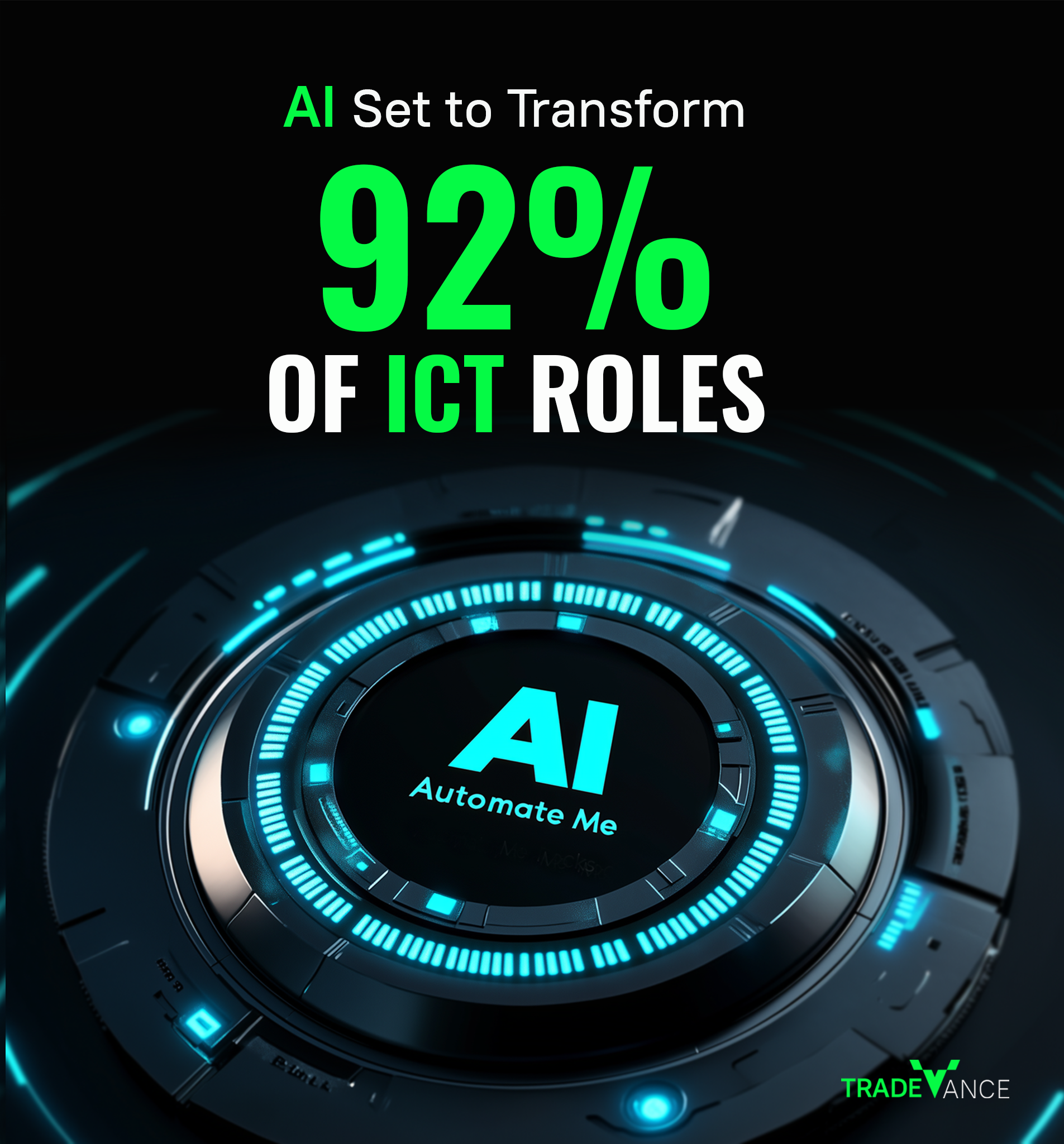 AI Set to Transform 92% of ICT Roles