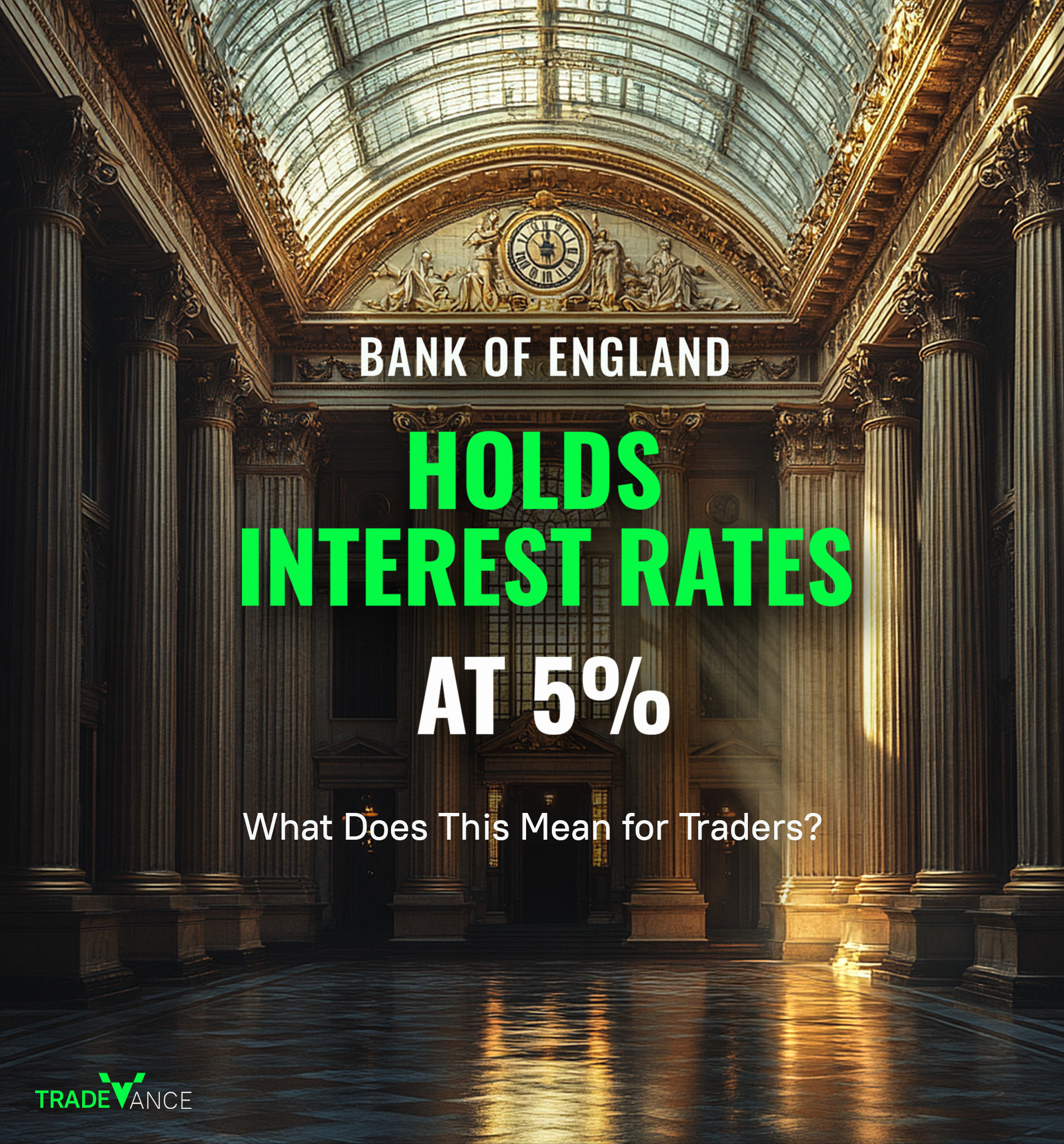 Bank of England Holds Interest Rates at 5%: What Does This Mean for Traders?